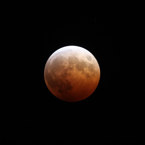 皆既月食と天王星