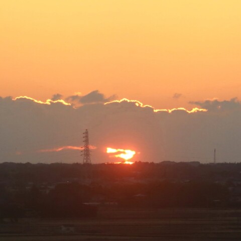 2025年初日の出from匝瑳市