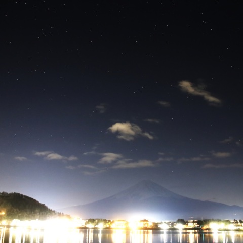 富士山を巡るうさぎ座・エリダヌス座