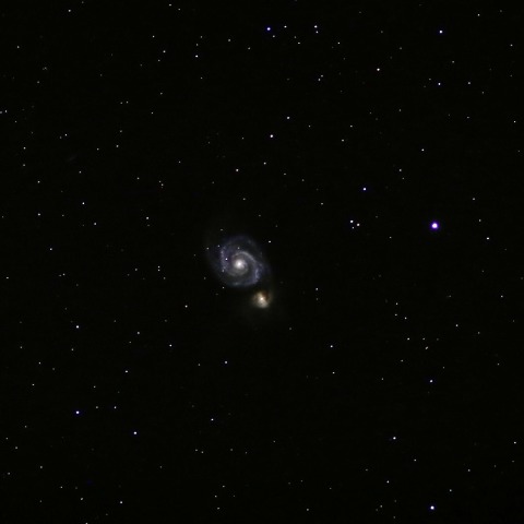 Ｍ５１子持ち銀河(NGC5194)
