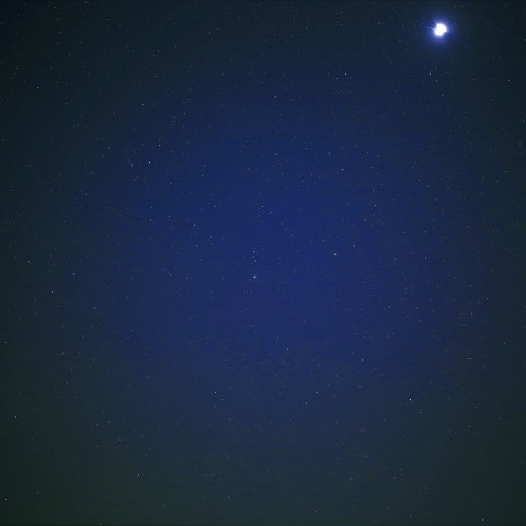 12/5のカタリナ彗星と金星