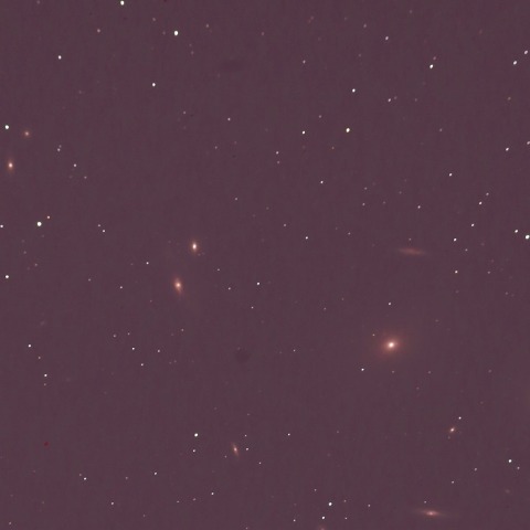 マルカリアンチェーン（銀河鎖）(Ｍ８４、Ｍ８６）