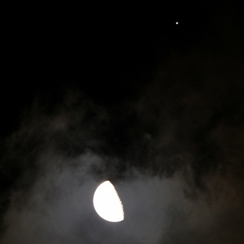 月と木星の小接近