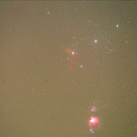 オリオン座中心部