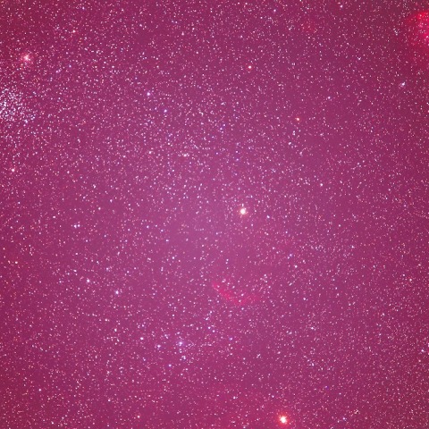 ふたご座η星周辺（M35, IC443, NGC2174)