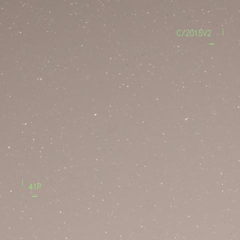 41PとC/2015V2の接近（4月15日）
