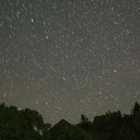 高妻山上の北斗七星