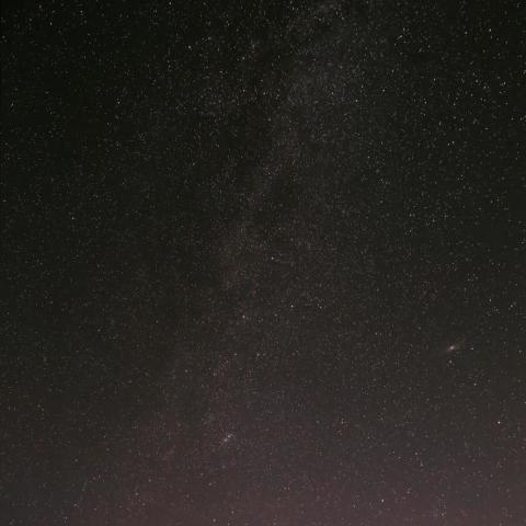 6月未明の秋の天の川