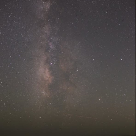 太平洋上の天の川
