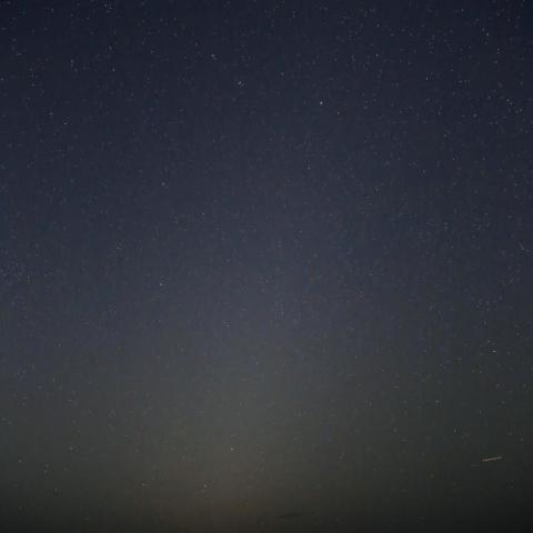 上るししと黄道光