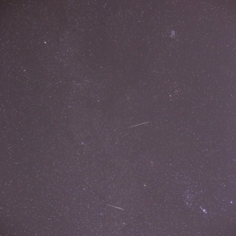 12/13深夜のふたご座流星群