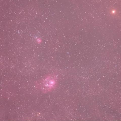 3/15火星のM8・M20への接近