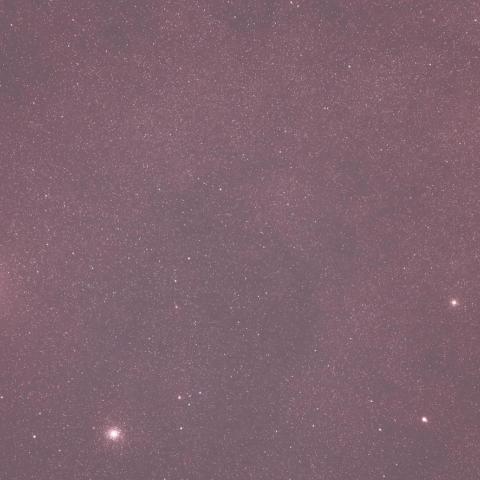 3/25の火星と土星とM22とM28