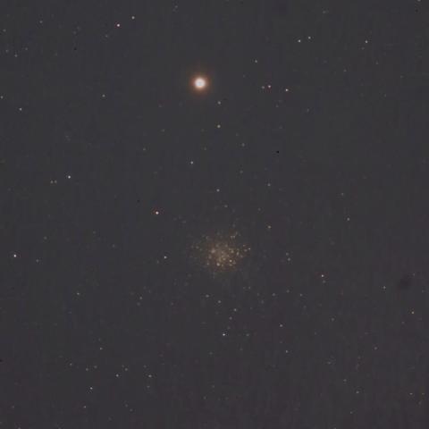 火星とM22の大接近