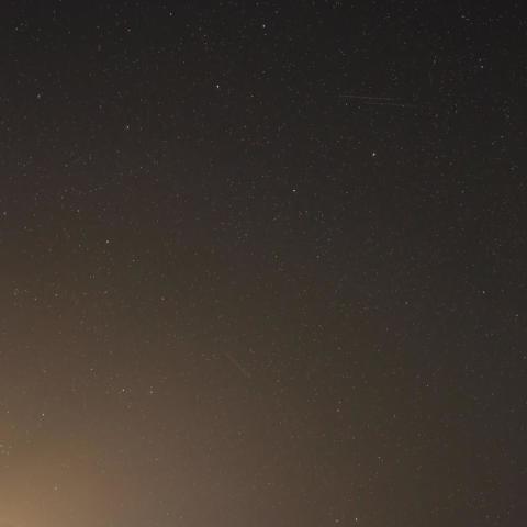 小蓮華岳に着地したおおぐま座