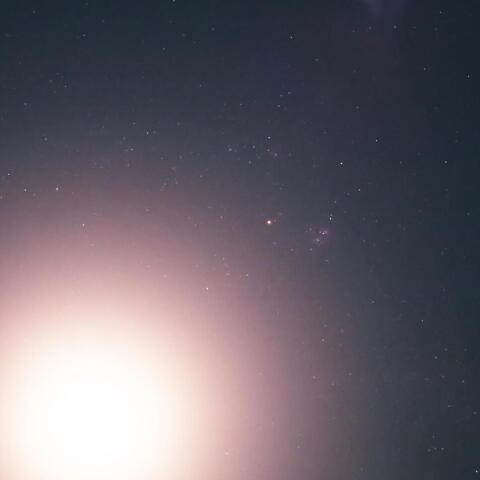 月と火星の接近