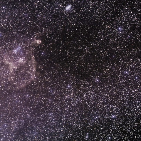 ジャック彗星とハート星雲