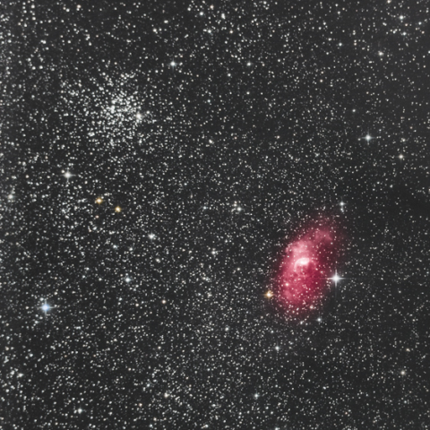 M52とバブル星雲