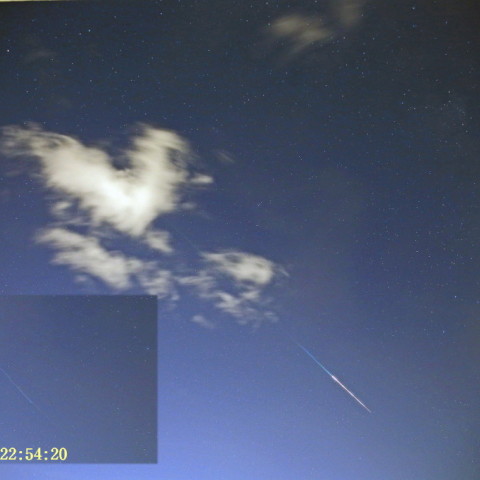 流星と流星痕