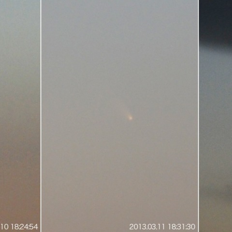 パンスターズ彗星　近日点通過日からの3日間