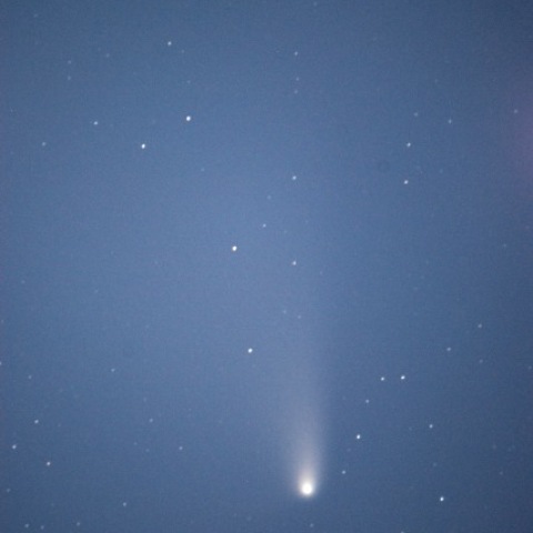 パンスターズ彗星　明け方の再会