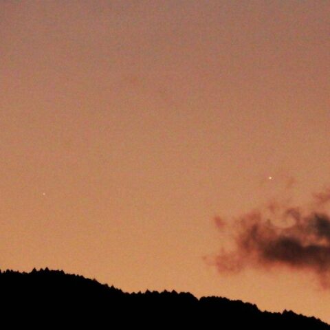 2/25宵 水星と土星