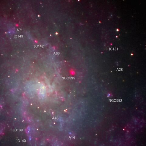 NGC595(in M33) Oct. 2026