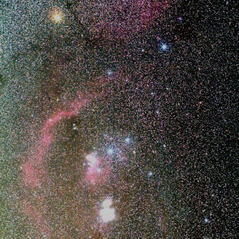 標準レンズによるオリオン座