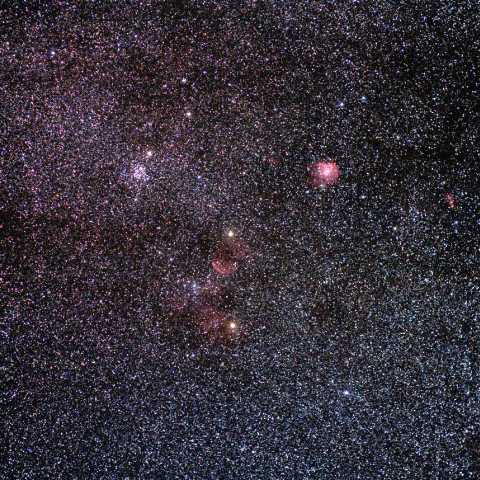 ふたご座足元のHII領域