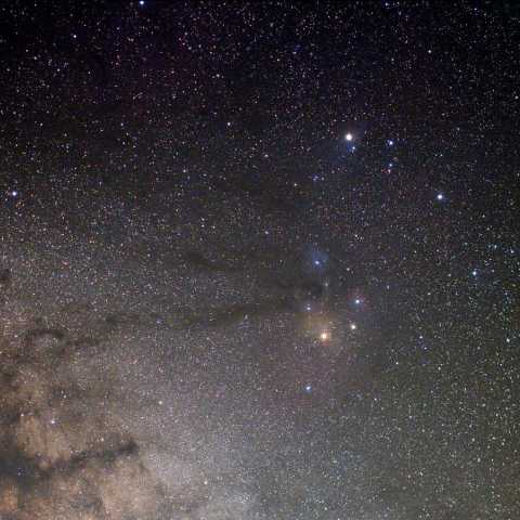 サソリ頭部と暗黒帯