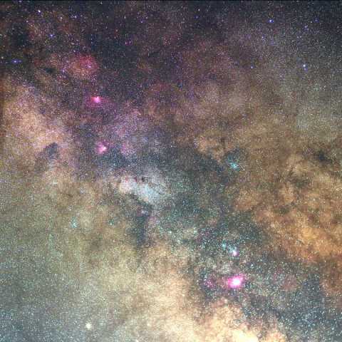 銀河中心から北