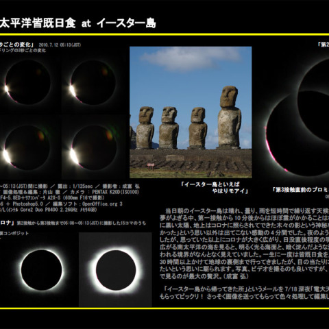 2010.7.11南太平洋皆既日食 at イースター島