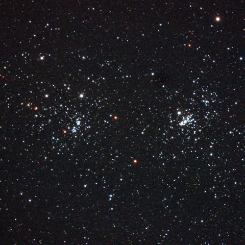 月光下での二重星団