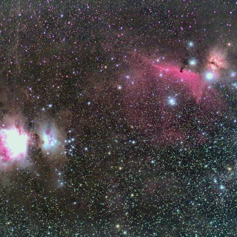 三つ星からM42 Nik処理