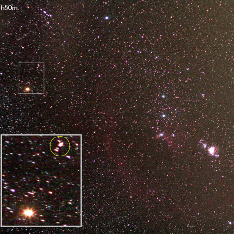 CD-1テスト中に流星？