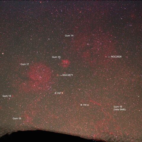 Vela SNR周辺 Mar. 2020