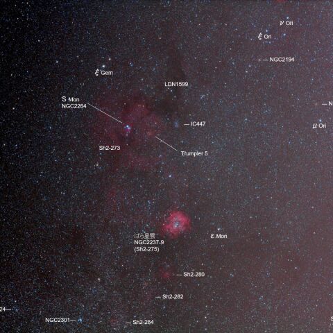 バラ星雲周辺 Mar. 2020