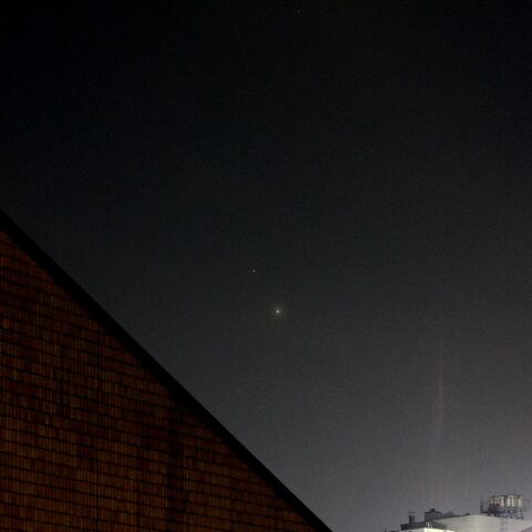 木星と土星 12/10宵