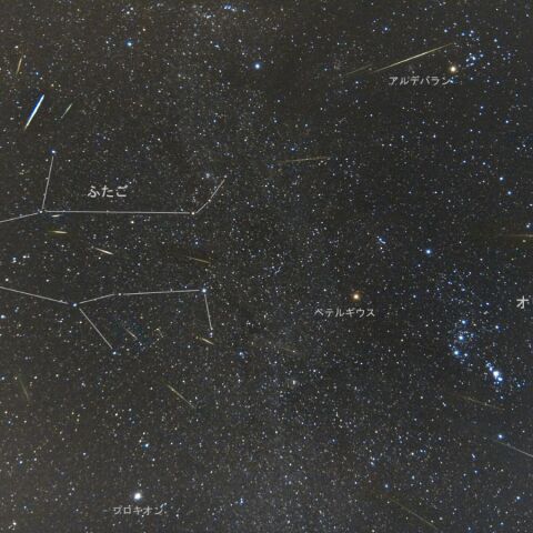 2020ふたご座流星群×22