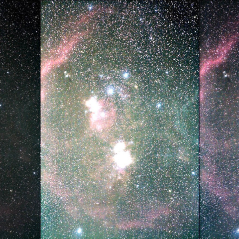 オリオン座中心部