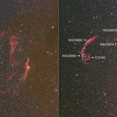 網状星雲 Aug. 2021