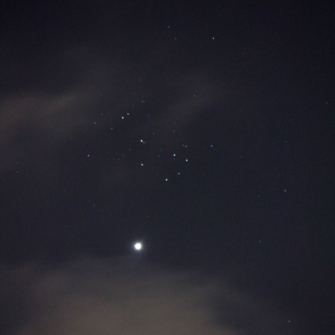 4/2 KitZOOMによる金星と昴