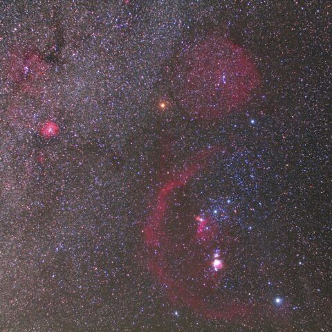 オリオン座周辺 Dec. 2021