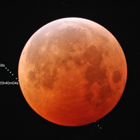 11/8皆既月食×天王星食#2