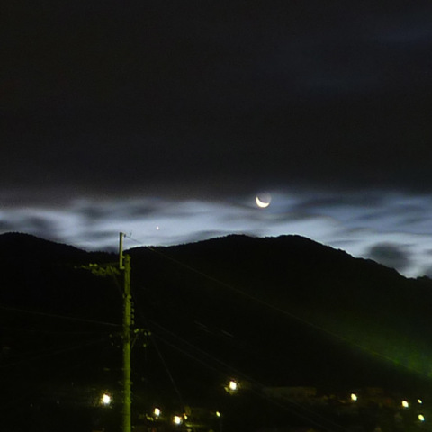 初めて水星撮りました