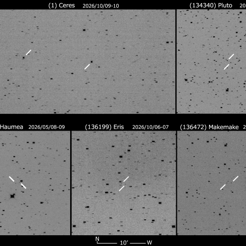 準惑星、1日の動き