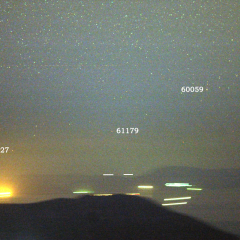 山口県から撮影した南十字ガンマ星