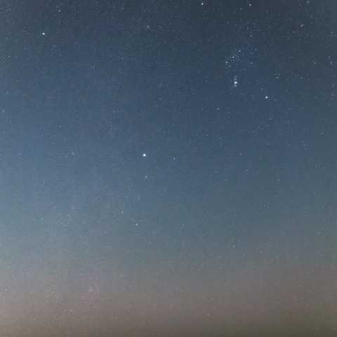 冬の大三角形とカノープス