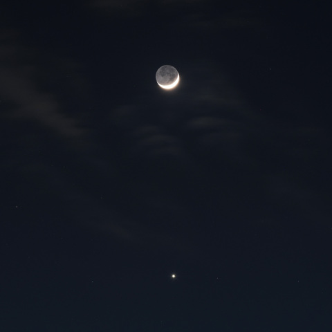 月と金星の接近(2026/05/19)