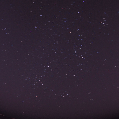 冬の星座とカノープス